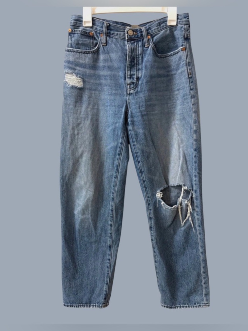 Madewell The Dadjean High Rise Women’s Size 25 Distressed Vintage Inspired 90’s
